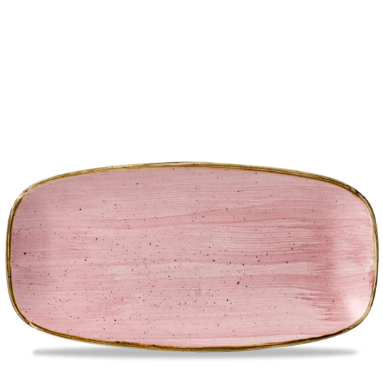 Stonecast Petal Pink Chefs' Oblong Plate No 4